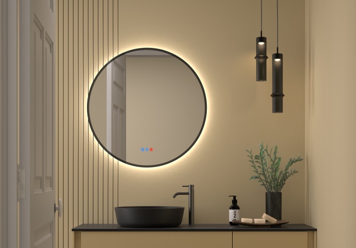 Espejo de baño con luz led Atria Bruntec principal 4