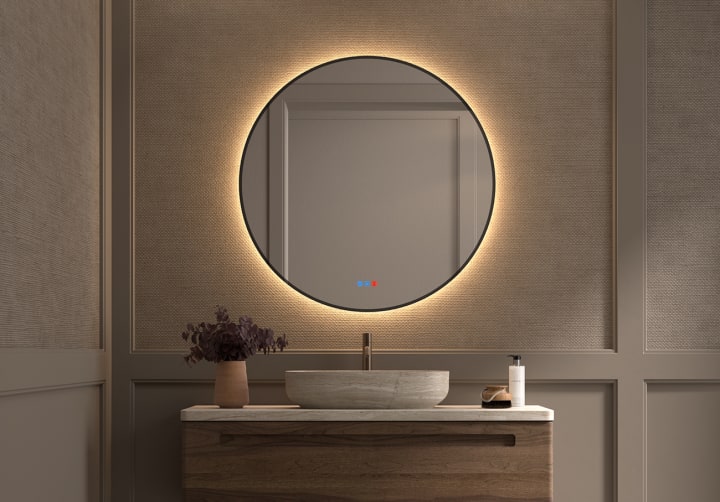 Espejo de baño con luz led Atria Bruntec principal 6
