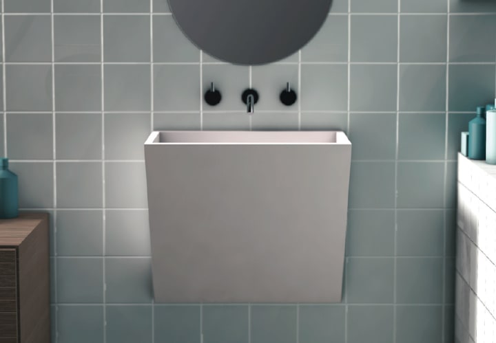 Lavabo suspendido Suton Art and Bath detalle 1