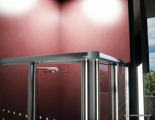 Mampara de ducha a medida Sintra Bruntec detalle 5
