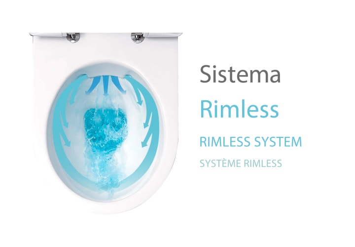 Pack inodoro + bidé Merlín Bruntec detalle 7