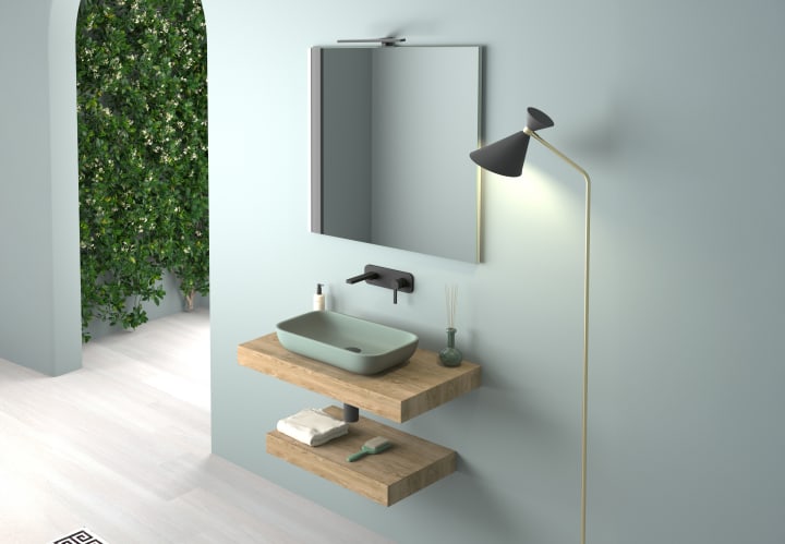 Conjunto mueble de baño Flow Coycama ambiente 6