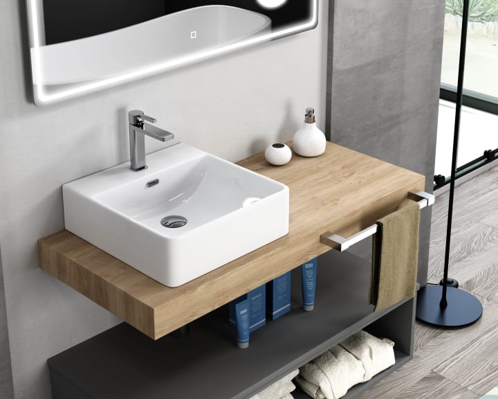 Conjunto mueble de baño Flow Coycama detalle 1