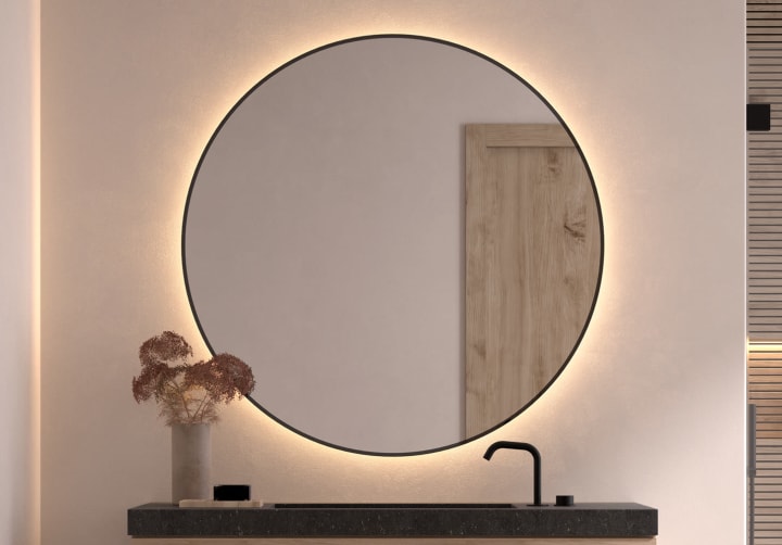 Espejo de baño con luz LED Atria Bruntec principal 1