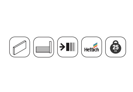 Conjunto mueble de baño con encimera del mismo color del mueble y cajonera Domus Salgar opción 11