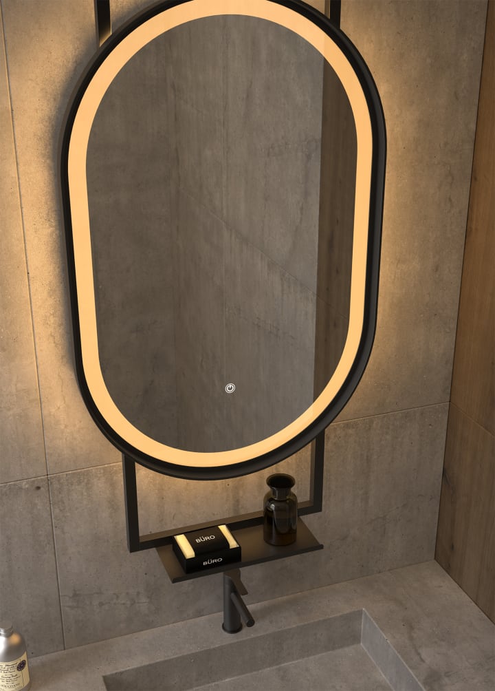 Espejo de baño con luz LED Boracay Eurobath detalle 3