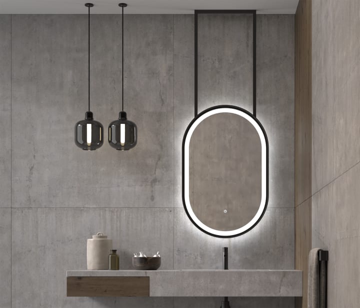 Espejo de baño con luz LED Boracay Eurobath ambiente 6