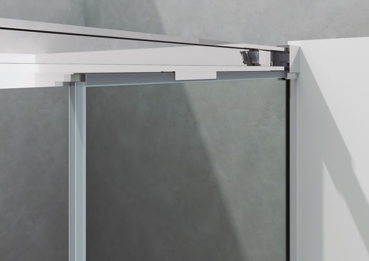 Mampara de ducha Meissa 300 Bruntec detalle 1