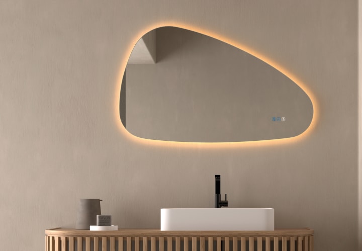 Espejo de baño con luz LED Trion Bruntec principal 2