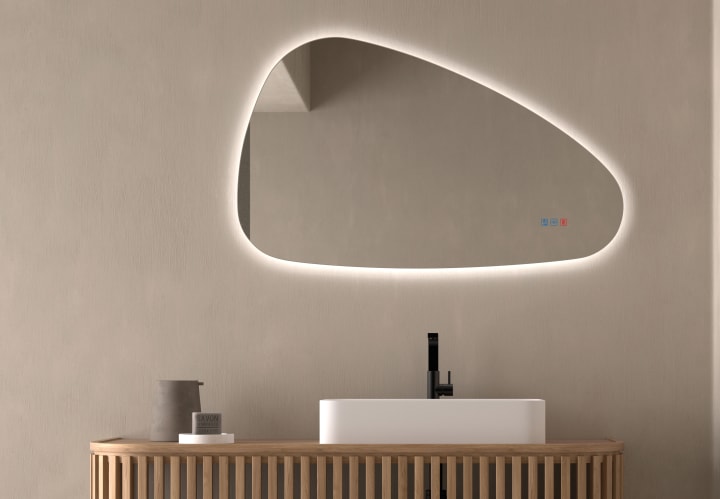 Espejo de baño con luz LED Trion Bruntec principal 1