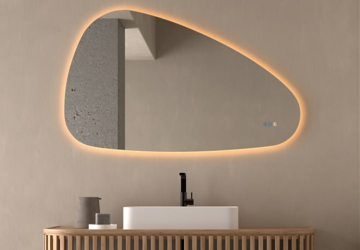 Espejo de baño con luz LED Trion Bruntec principal 3