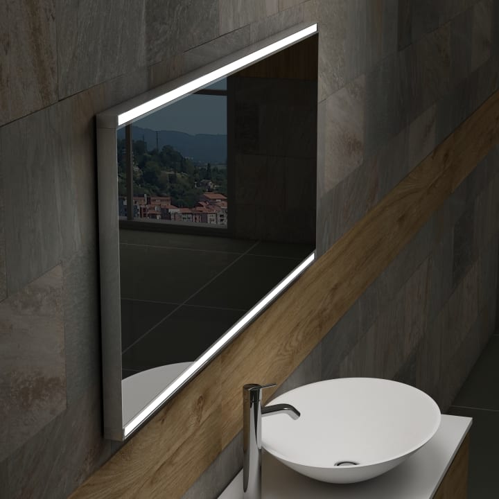Espejo de baño con luz LED Tower Coycama ambiente 2