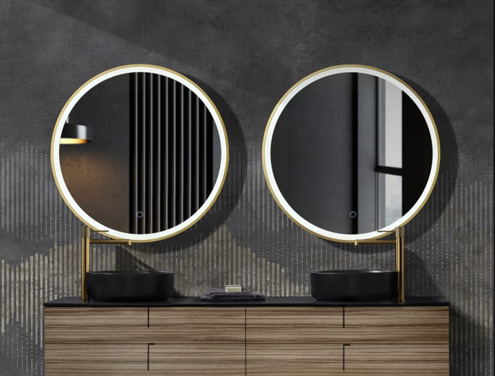 Espejo de baño con luz LED París Ledimex principal 1