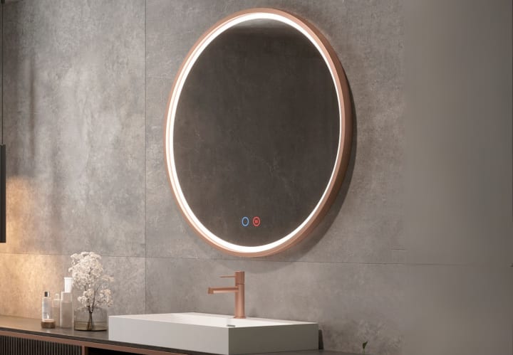 Espejo de baño con luz LED París Ledimex principal 4