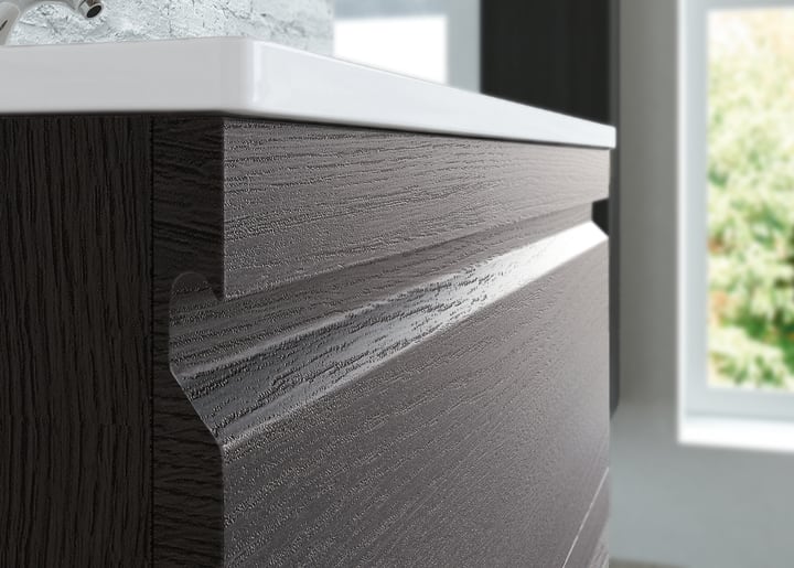 Mueble de baño con encimera de piedra compacta Natalia Avila Dos detalle 2