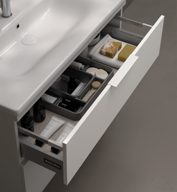 Mueble de baño con encimera de Microtec Blanca Avila Dos detalle 5