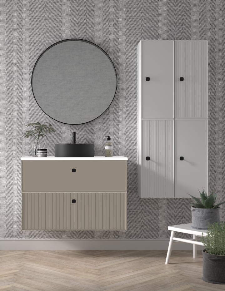 Mueble de baño con encimera de Microtec Blanca Avila Dos detalle 3