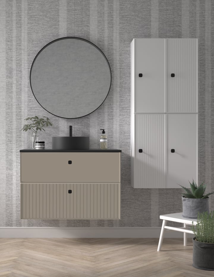 Mueble de baño con encimera de Microtec Blanca Avila Dos principal 2