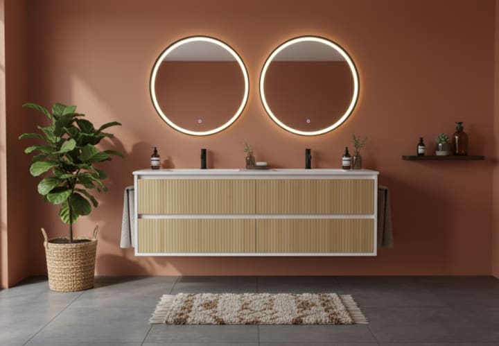 Conjunto mueble de baño Alpes 18 Bruntec ambiente 11