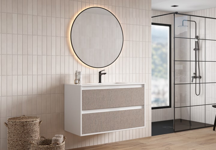 Conjunto completo de mueble de baño Zaoma Bruntec ambiente 10