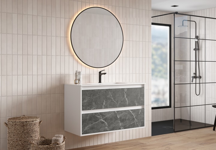 Conjunto completo de mueble de baño Zaoma Bruntec ambiente 8