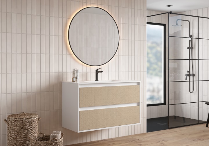 Conjunto completo de mueble de baño Zaoma Bruntec ambiente 11