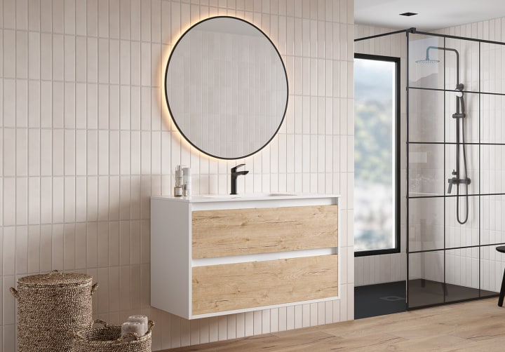 Conjunto completo de mueble de baño Zaoma Bruntec ambiente 7