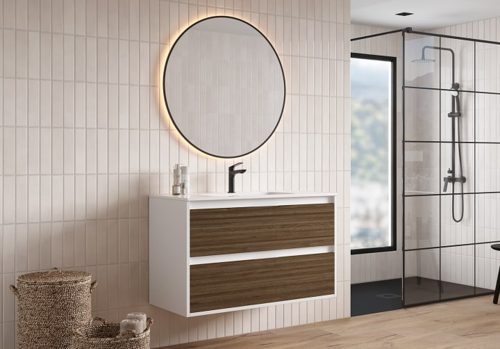 Conjunto completo de mueble de baño Zaoma Bruntec ambiente 6