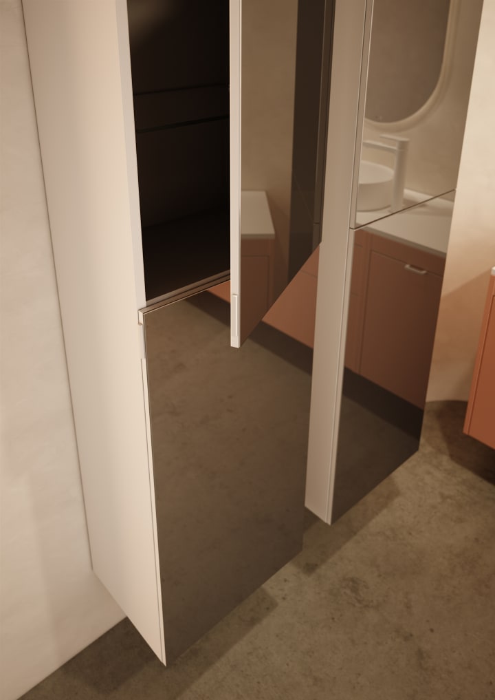 Columna con espejo para baño Mirror Royo detalle 4