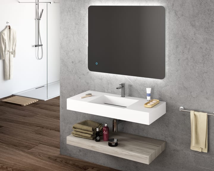 Lavabo suspendido Átika Coycama ambiente 1