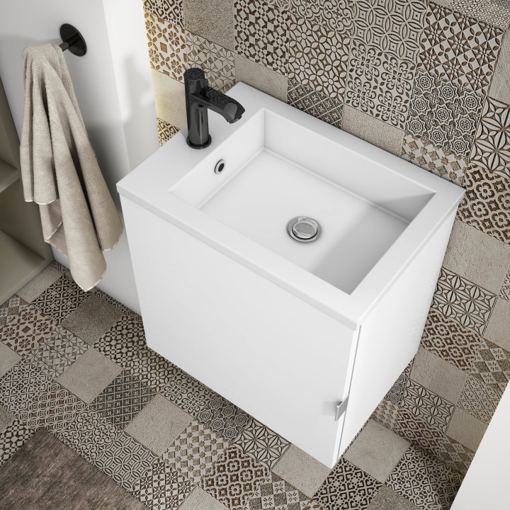 Conjunto mueble de baño fondo reducido 35 cm Petit Campoaras detalle 5