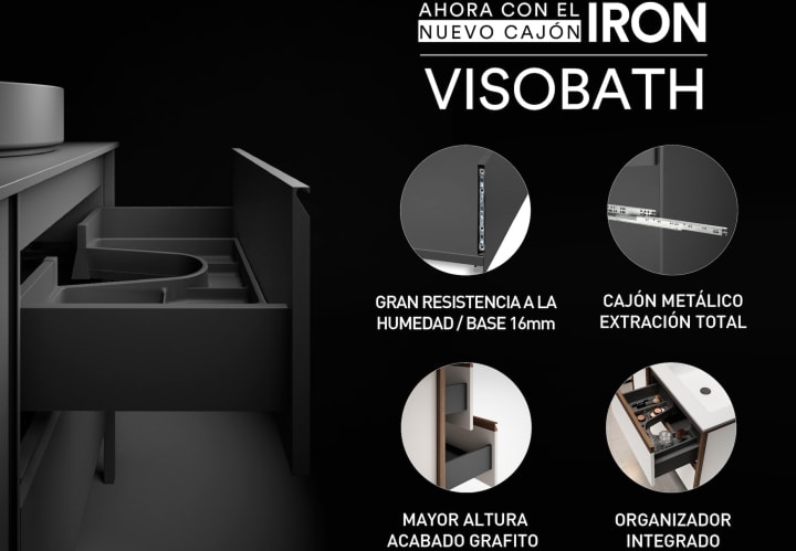 Conjunto mueble de baño Kyoto Viso detalle 7