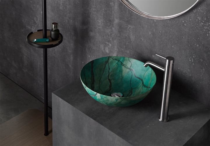 Lavabo sobre encimera Atelier Bathco ambiente 2