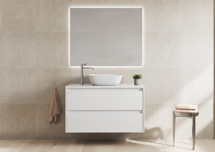 Mueble de baño con encimera de madera Oxford Bruntec principal 7