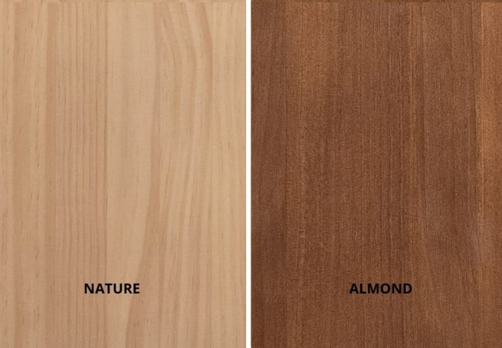 Conjunto de mueble de baño de madera maciza Alpes 2 Bruntec detalle 8