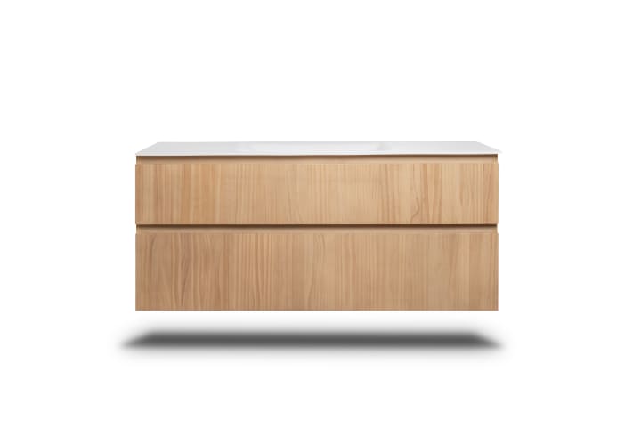 Conjunto de mueble de baño de madera maciza Alpes 2 Bruntec principal 2