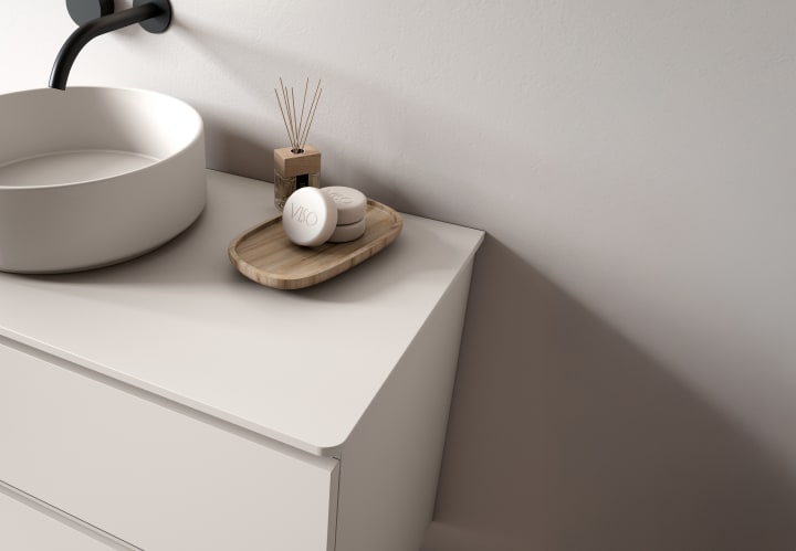 Mueble de baño con encimera MDF Hidrófuga Box Viso detalle 1