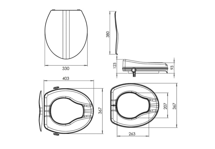 Elevador WC PMR de Oxen croquis 1