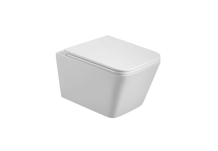Pack inodoro suspendido + cisterna empotrada Square Bruntec detalle 1