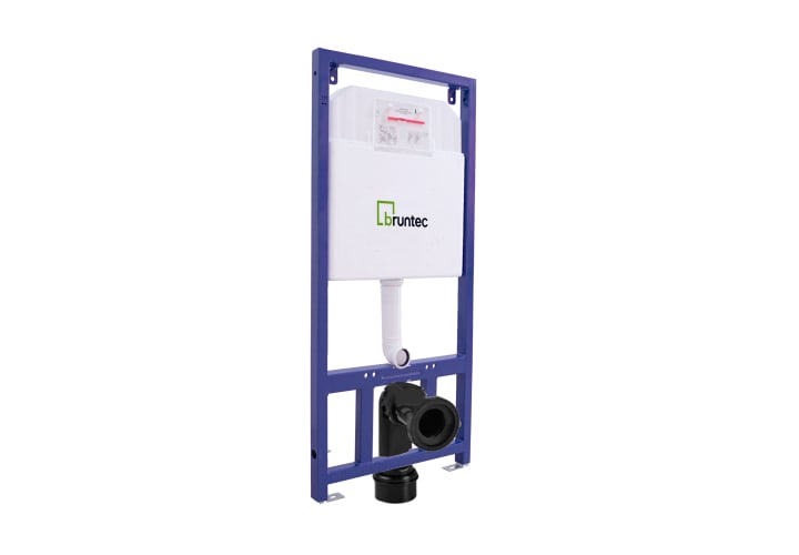 Pack inodoro suspendido + cisterna empotrada Square Bruntec detalle 2