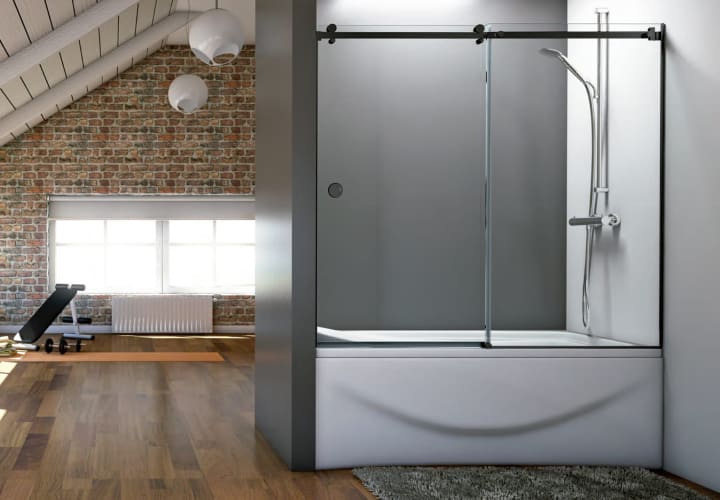 Mampara de bañera Bérgamo Bruntec principal 1