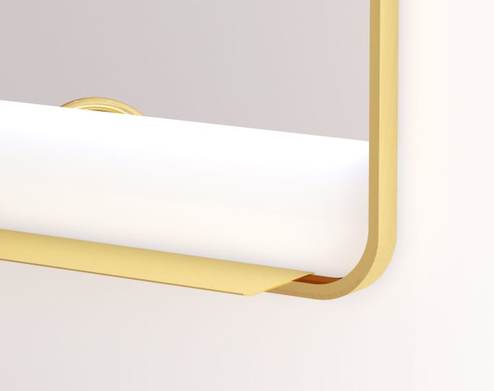 Espejo de baño con luz LED Sansa Bruntec detalle 3
