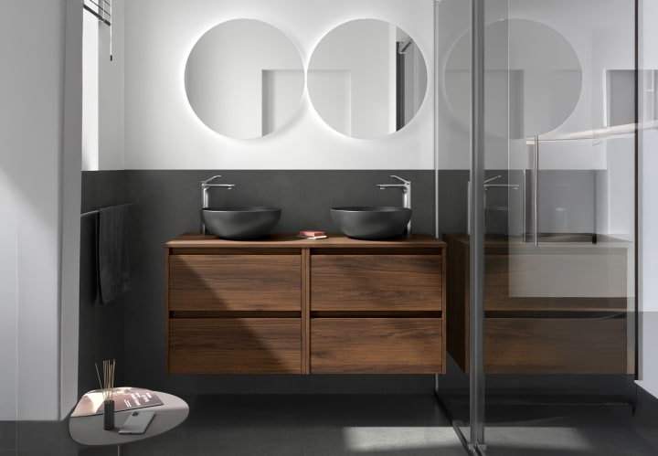 Mueble de baño con encimera de madera Noja Salgar principal 7