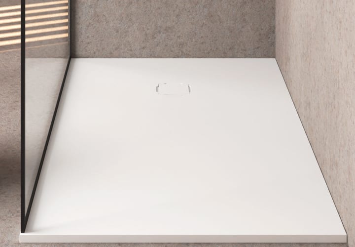 Plato de ducha Solid Surface Perseo Hidronatur detalle 1