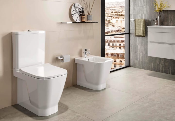 Pack inodoro + bidé compacto Look de Unisan Sanidusa ambiente 7