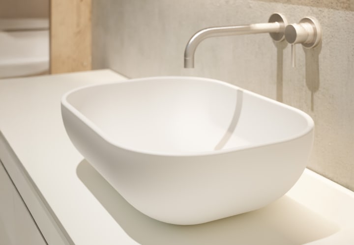 Mueble de baño con encimera de madera Logika Royo detalle 4