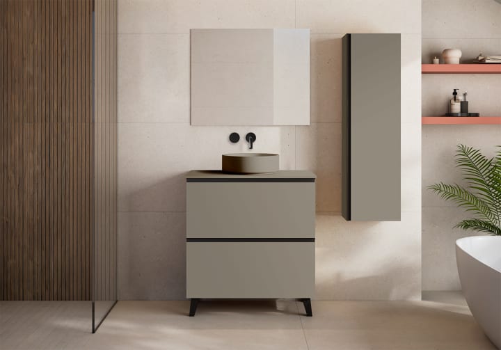 Mueble de baño con encimera de MDF Compatech Granada Visobath principal 1