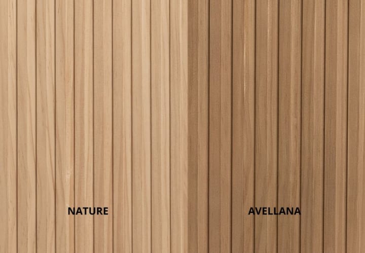 Mueble de baño madera maciza con encimera de madera Alpes 4 Bruntec detalle 4