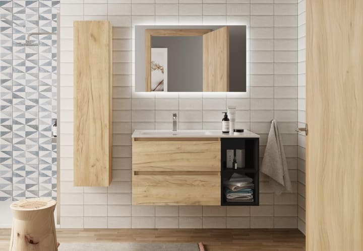 Conjunto mueble de baño Bequia Salgar principal 1