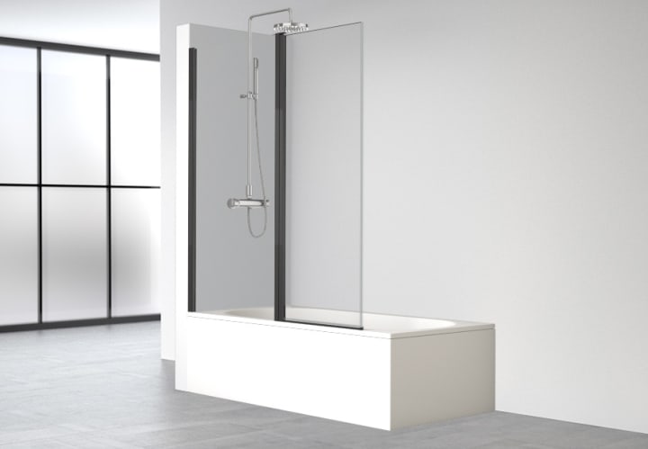 Mampara de bañera Hada Plus (HP-106) Profiltek opción 2